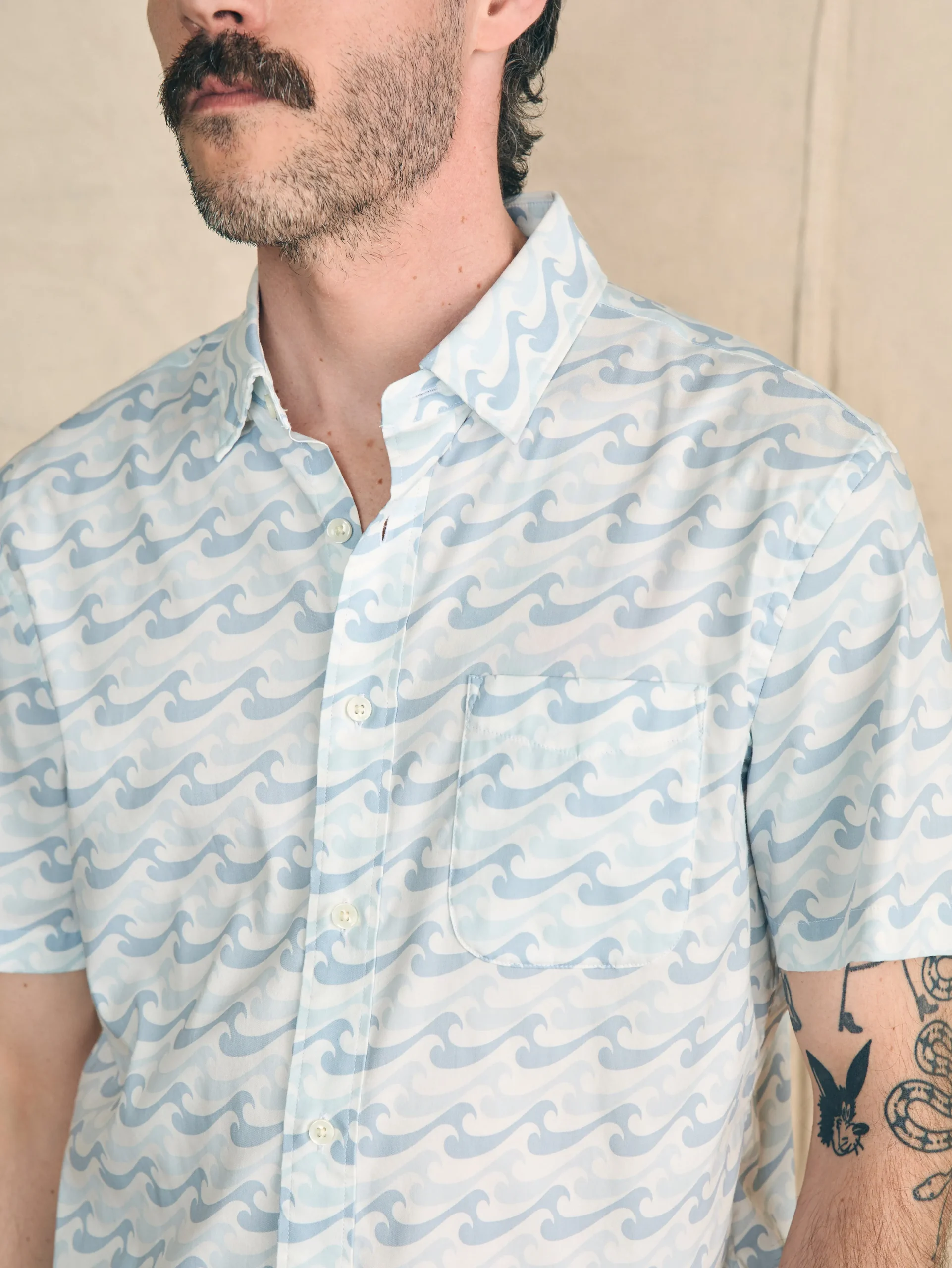 Faherty Brand Shirts*Movement™ Short-Sleeve Shirt -