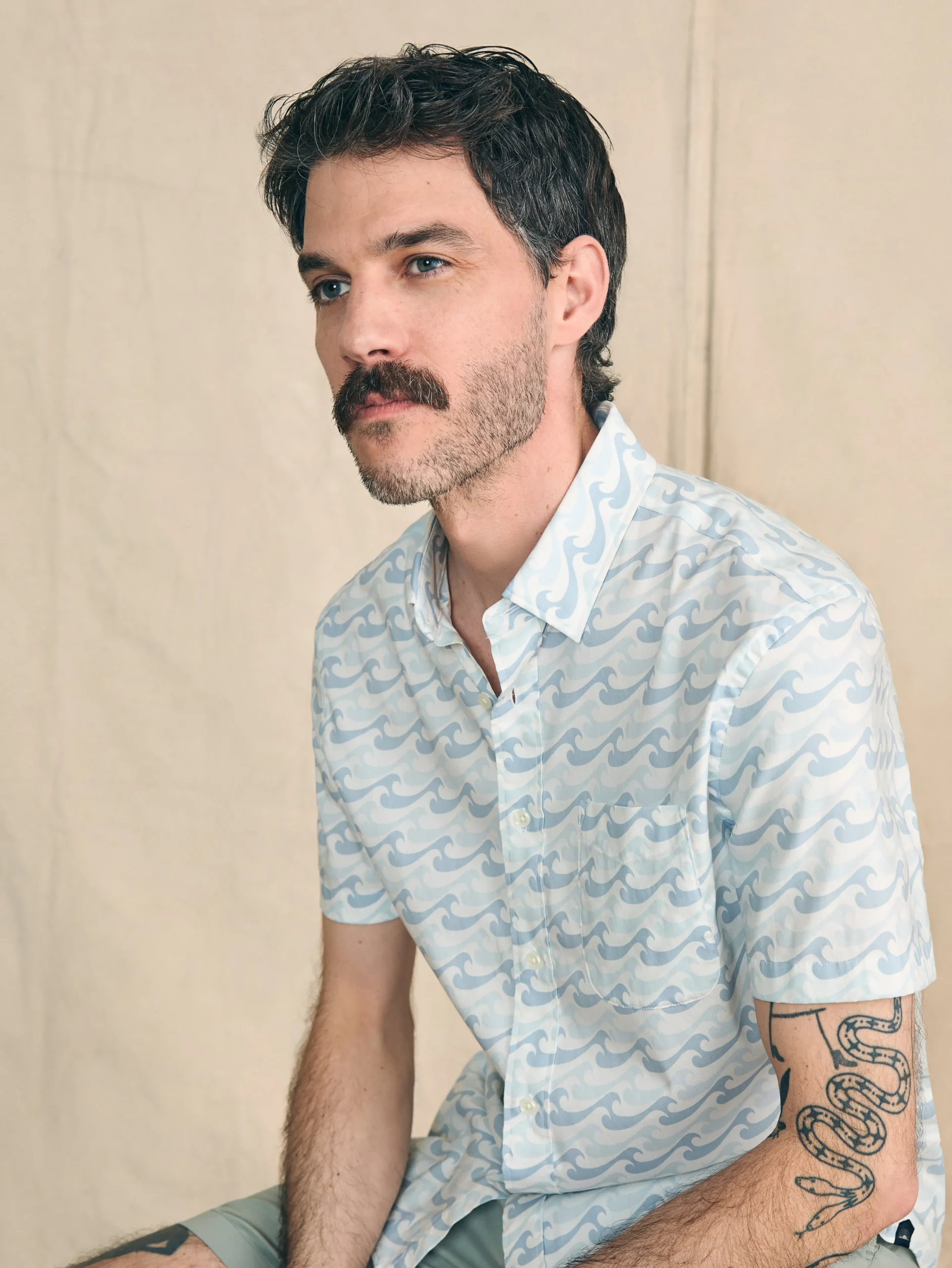 Faherty Brand Shirts*Movement™ Short-Sleeve Shirt -