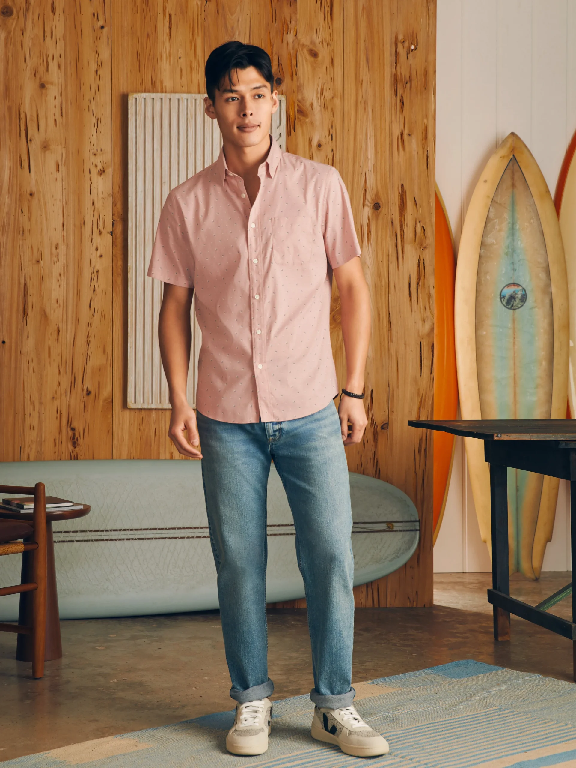 Faherty Brand Shirts*Movement™ Short-Sleeve Shirt -