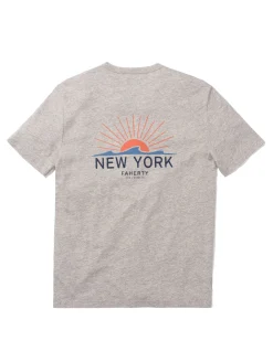 Faherty Brand T-Shirts & Henleys*New York Short-Sleeve Crew T-Shirt -
