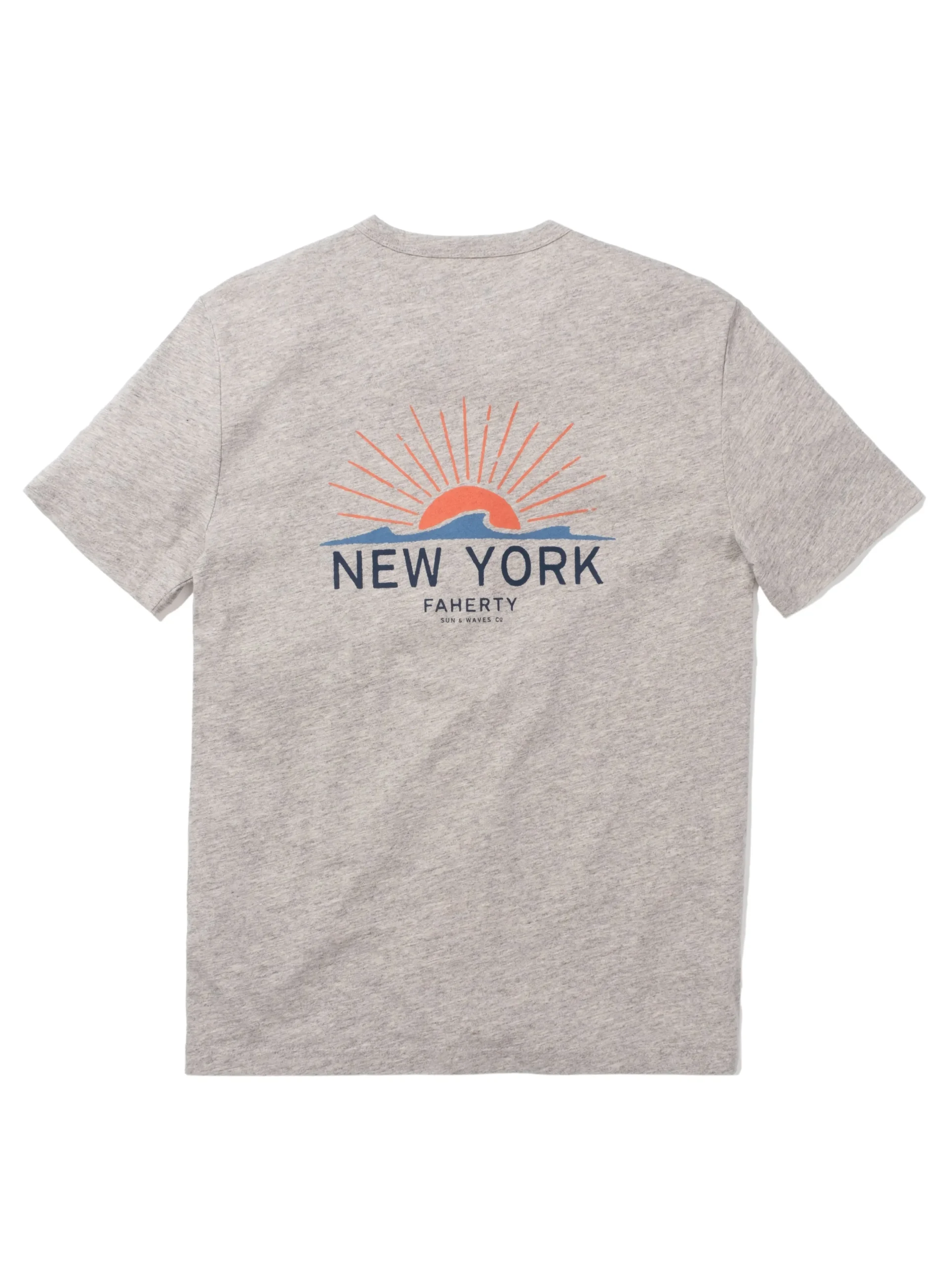 Faherty Brand T-Shirts & Henleys*New York Short-Sleeve Crew T-Shirt -