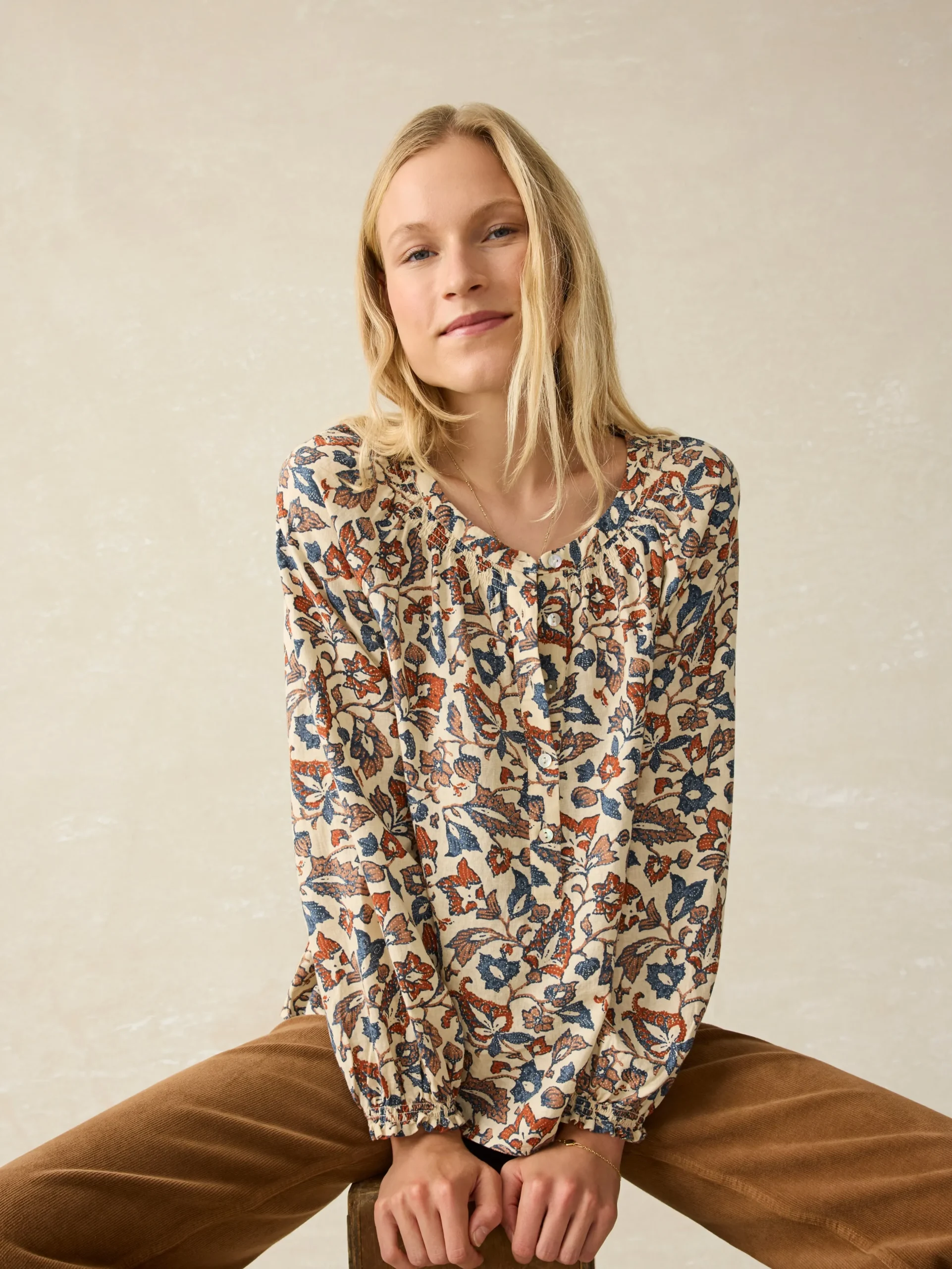 Women Faherty Brand Shirts & Tops*Odette Top -
