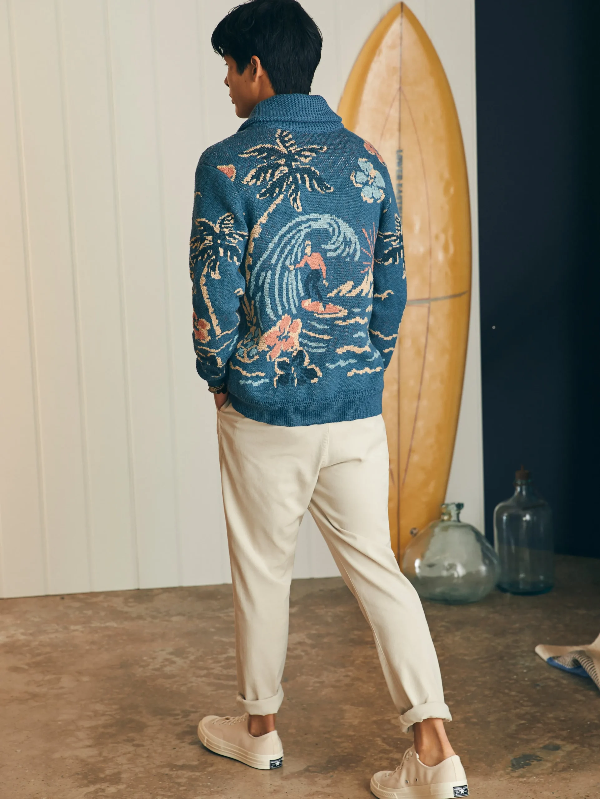 Faherty Brand Sweaters*Offshore Swell Cardigan -