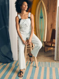 Women Faherty Brand Dresses|Overalls & Jumpsuits*Organic Cotton Denim Riveter Overalls -