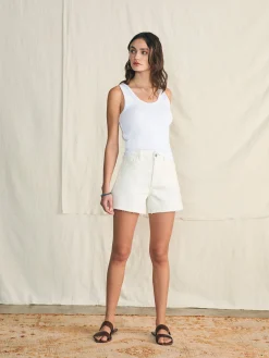 Women Faherty Brand Shorts & Skirts*Organic Cotton Denim Short -