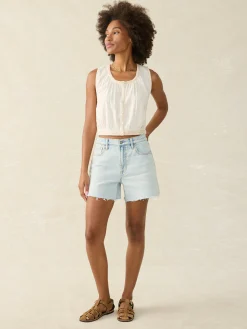 Women Faherty Brand Shorts & Skirts*Organic Cotton Denim Short -