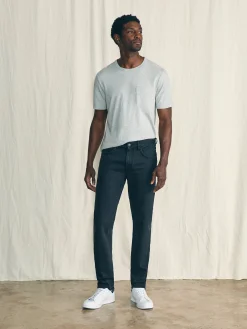 Faherty Brand Pants*Organic Cotton Slim Straight Denim (32" Inseam) -