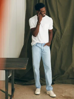 Faherty Brand Pants*Organic Cotton Slim Straight Denim (32