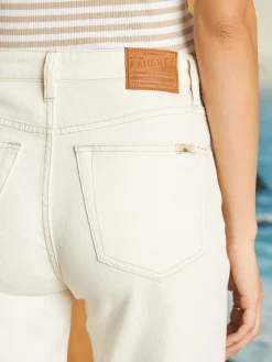 Women Faherty Brand Pants|Jeans*Organic Cotton Slim Straight Ankle Denim -