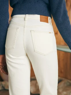 Women Faherty Brand Pants|Jeans*Organic Cotton Slim Straight Denim -