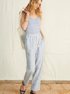 Women Faherty Brand Pants*Pacific Beach Linen Pant -