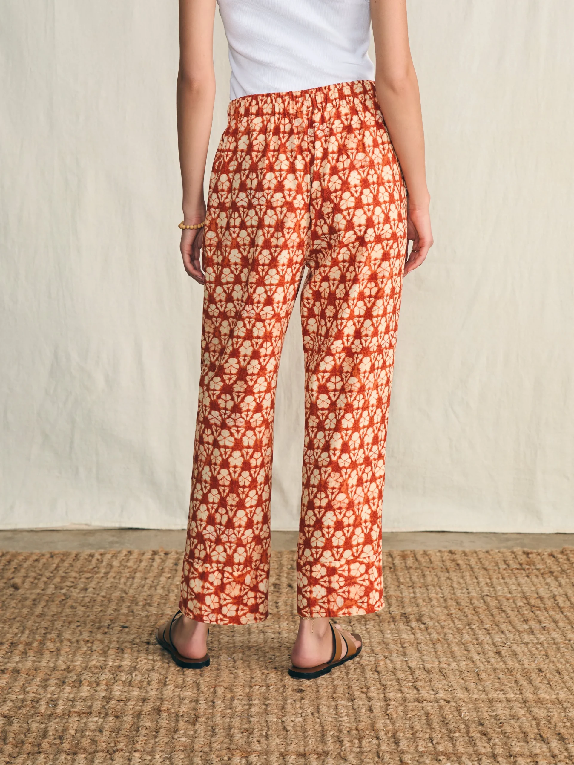 Women Faherty Brand Pants*Pacific Beach Linen Pant -