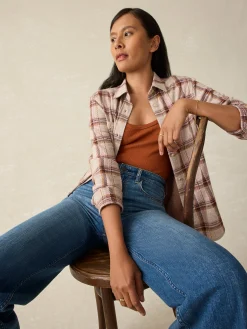Women Faherty Brand T-Shirts*Pacific Pointelle Tank -