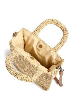 Women Faherty Brand Bags*Raffia Cross Body Bag -