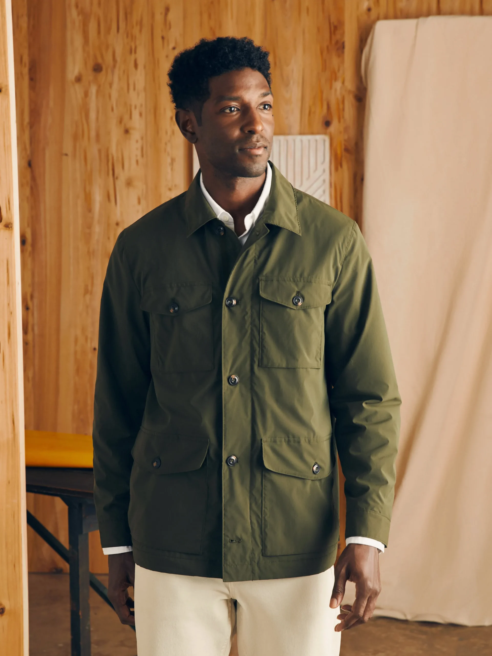 Faherty Brand Jackets & Vests*Reserve Four Pocket Field Jacket -