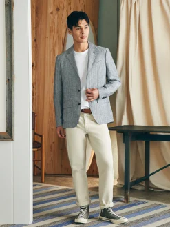 Faherty Brand Blazers*Reserve Linen Herringbone Blazer -