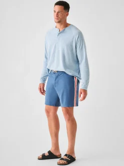 Faherty Brand Swim*Retro Surf Stripe Boardshort (7