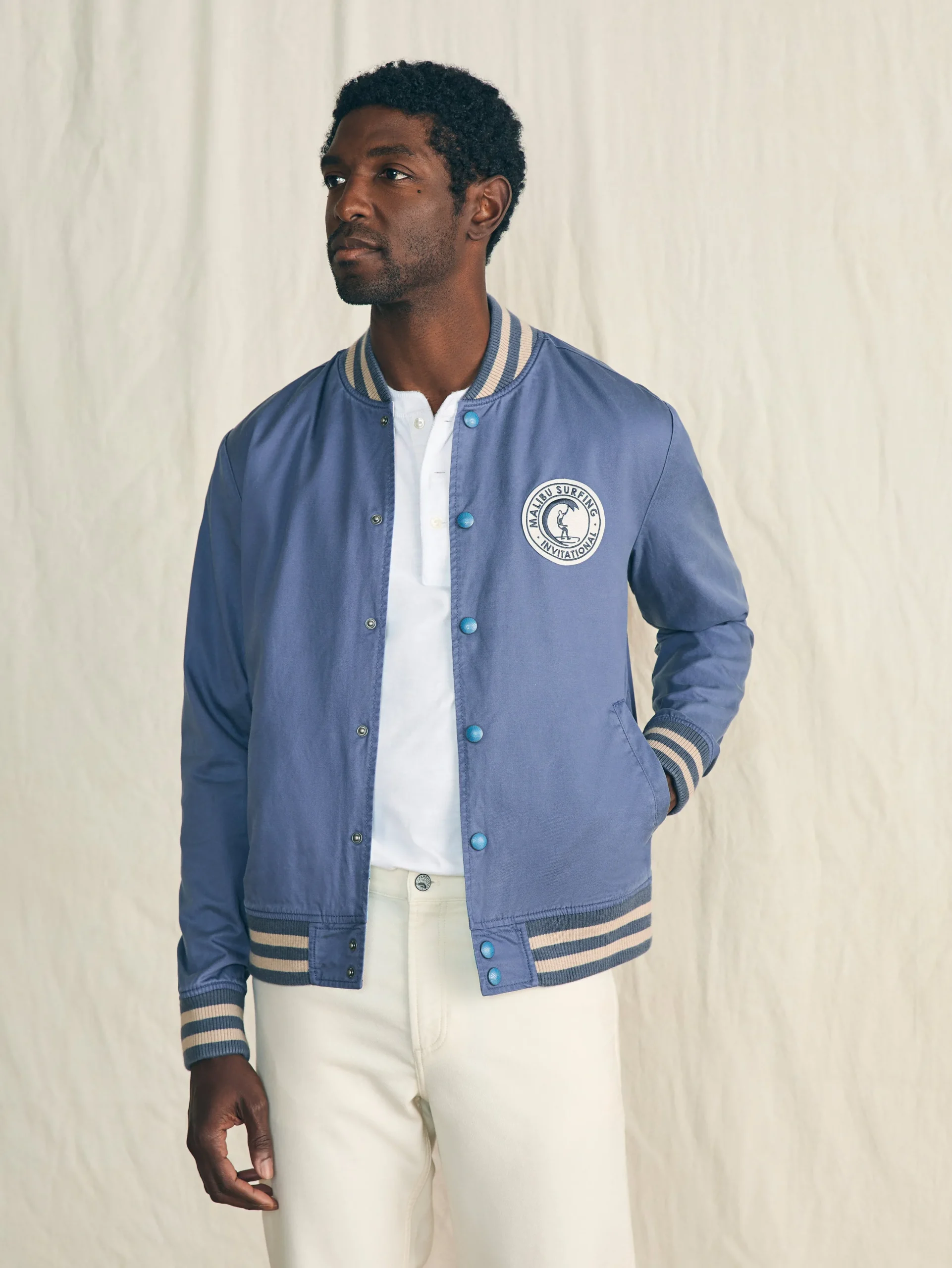 Faherty Brand Jackets & Vests*Reversible Surf Shop Jacket -