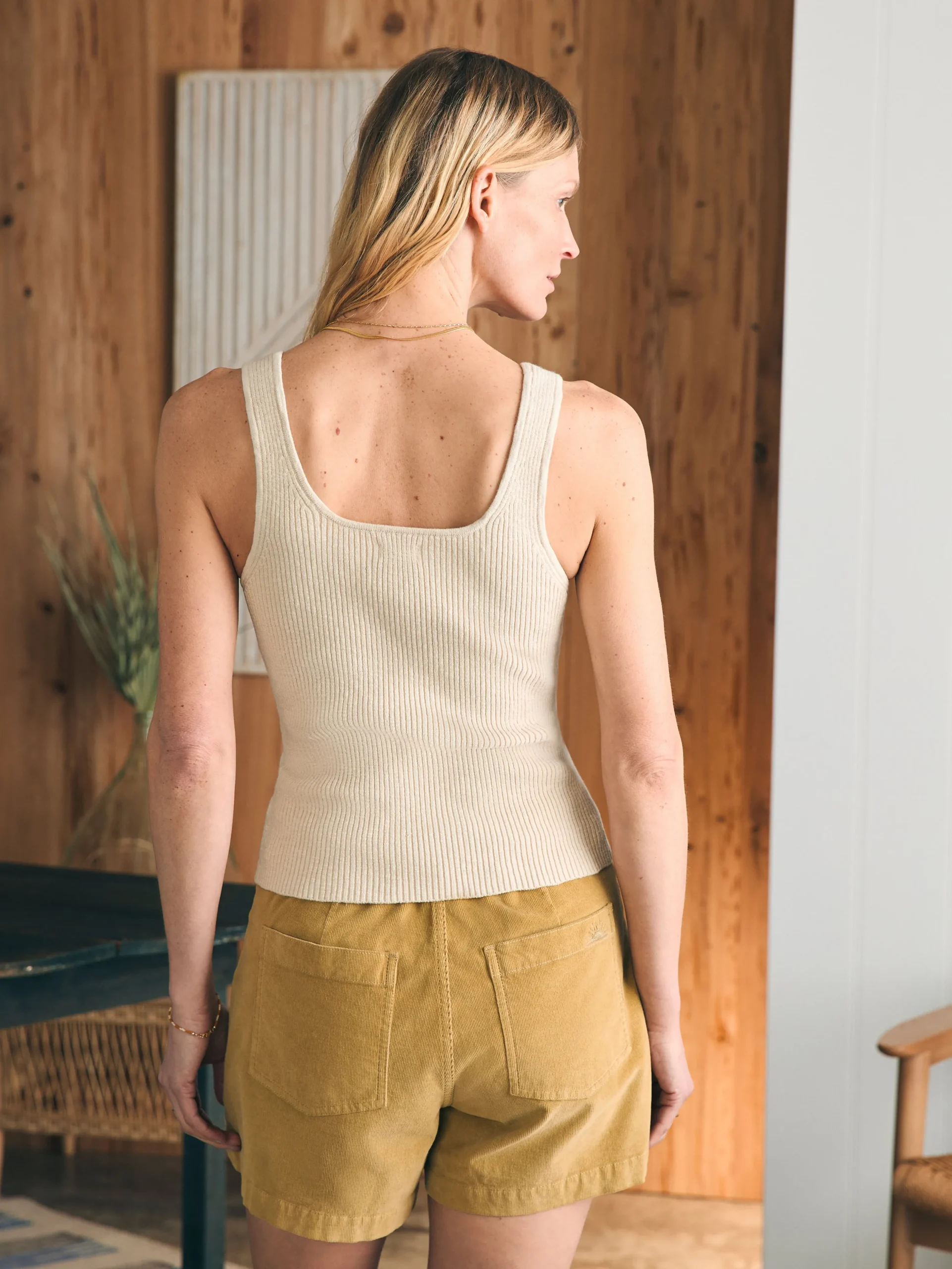 Women Faherty Brand Sweaters*Rue Sweater Tank -