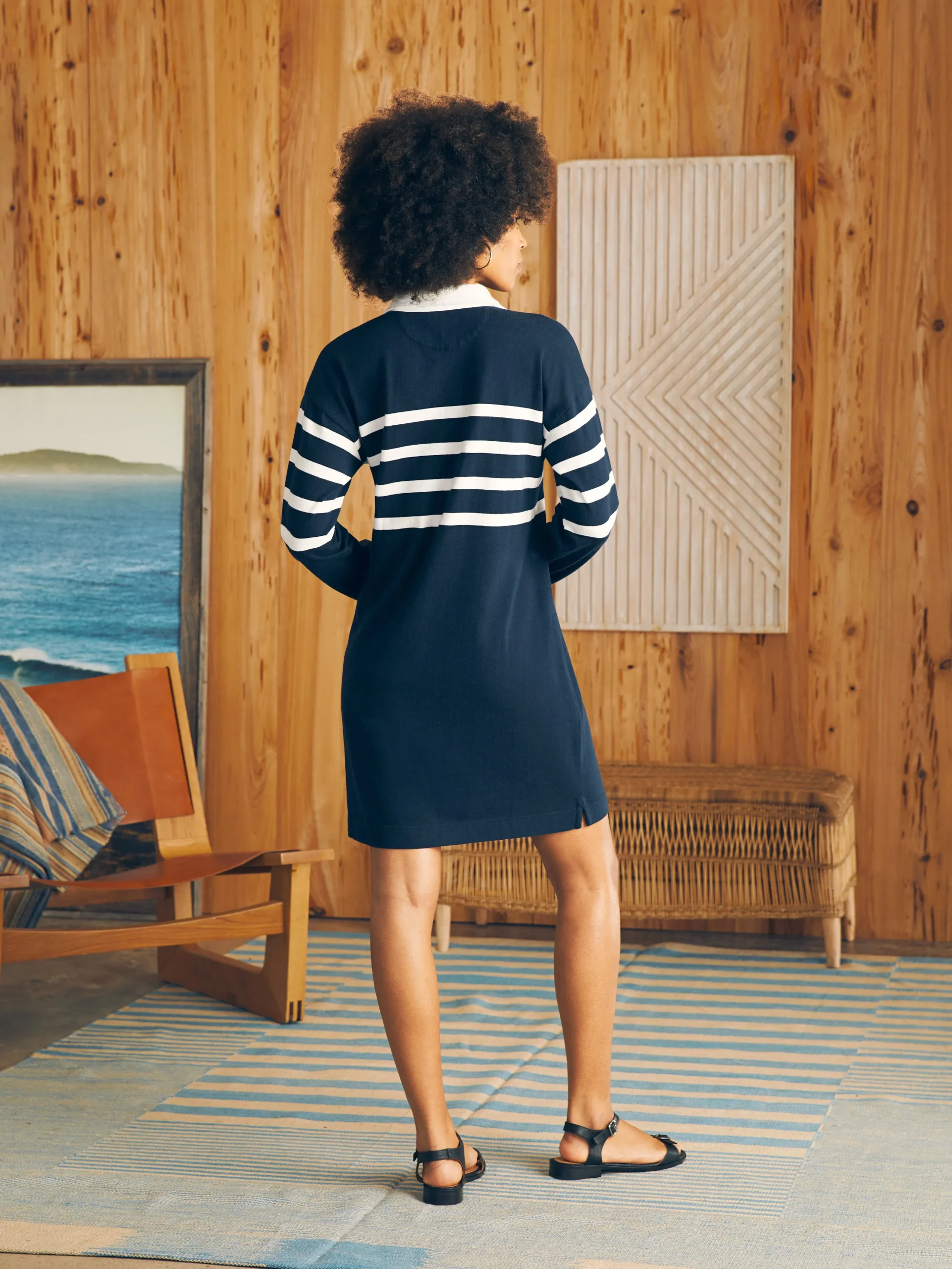 Women Faherty Brand Dresses*Rugby Jersey Dress -