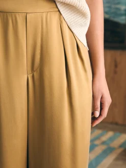Women Faherty Brand Pants*Sandwashed Silk Gemma Pant -