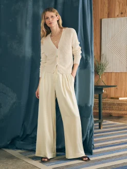 Women Faherty Brand Pants*Sandwashed Silk Gemma Pant -