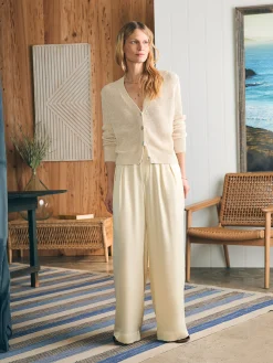 Women Faherty Brand Pants*Sandwashed Silk Gemma Pant -
