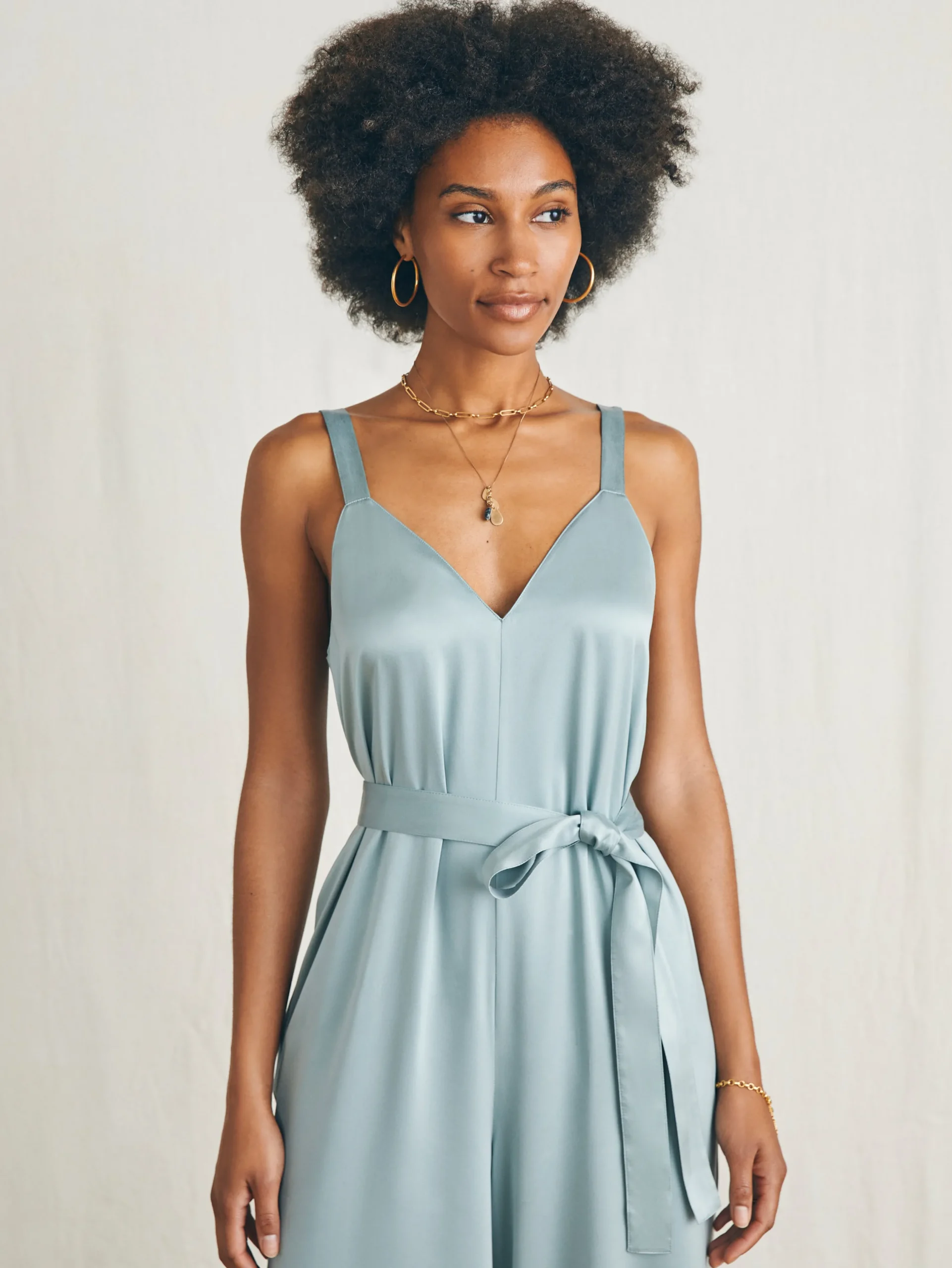 Women Faherty Brand Dresses|Overalls & Jumpsuits*Sandwashed Silk Jumpsuit -