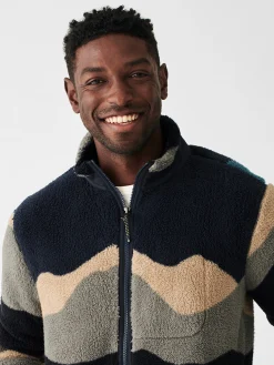 Faherty Brand Jackets & Vests*Scenic High Pile Fleece Jacket -