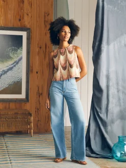 Women Faherty Brand Shirts & Tops*Shoreline Shell Top -