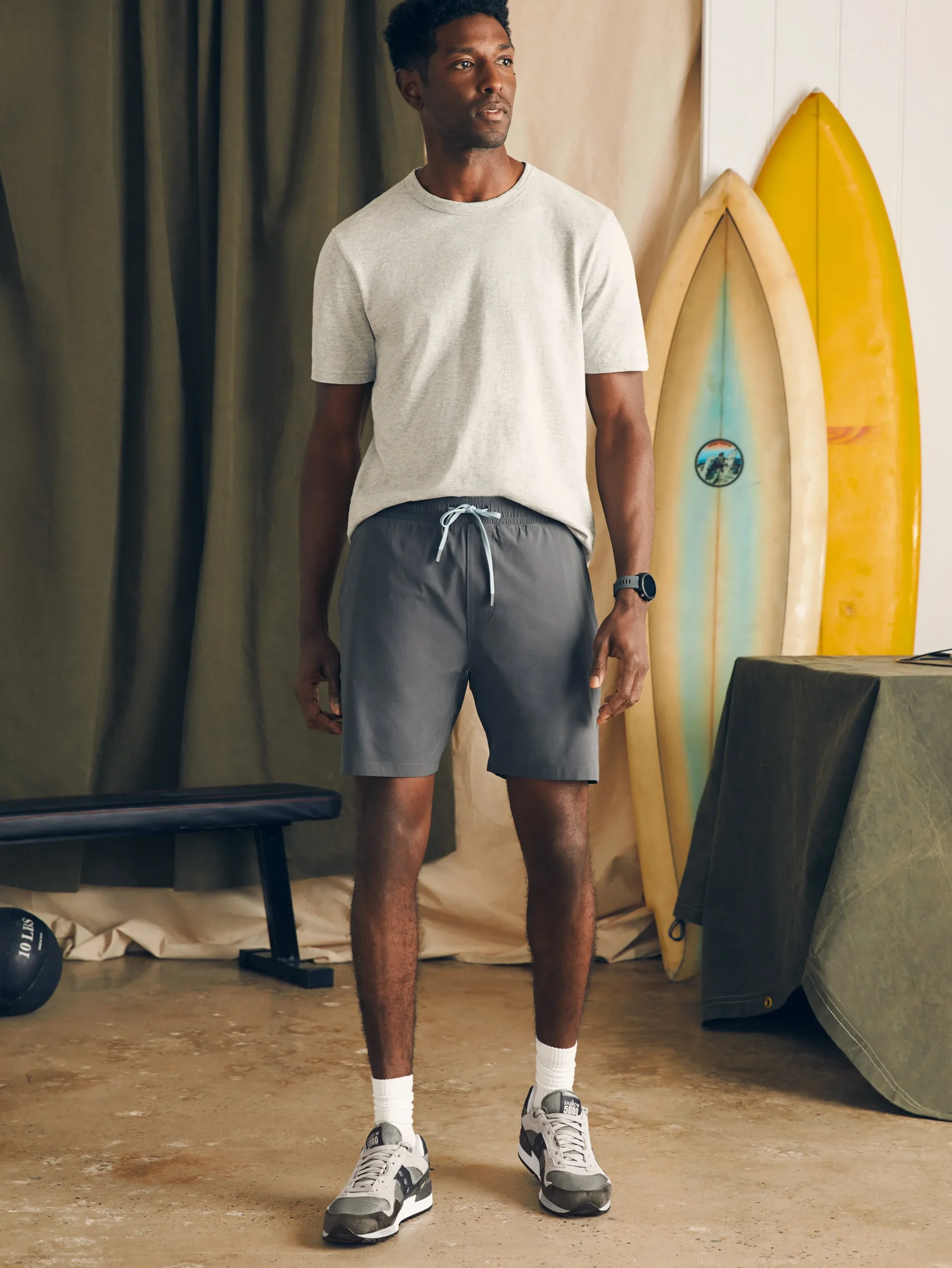Faherty Brand Shorts|Swim*Shorelite Active Swim Short (7" Inseam) -