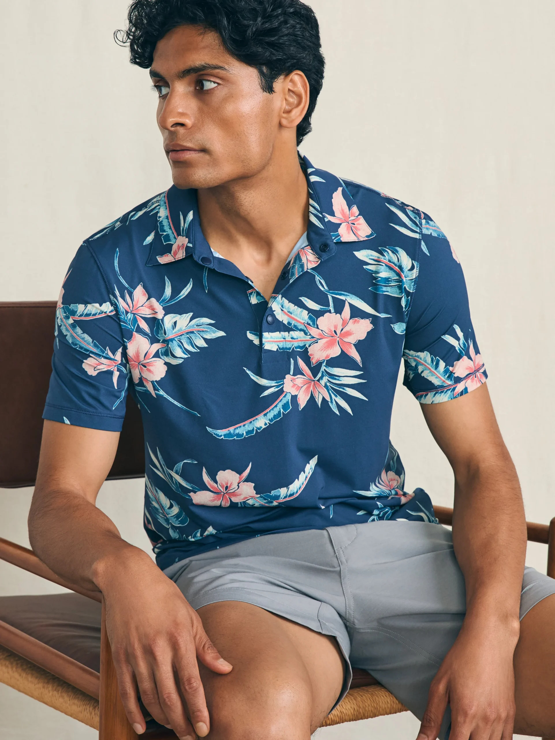 Faherty Brand Polo Shirts*Shorelite Short-Sleeve Tech Polo -