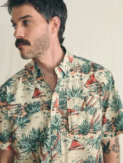 Faherty Brand Shirts*Shorelite Short-Sleeve Tech Shirt -