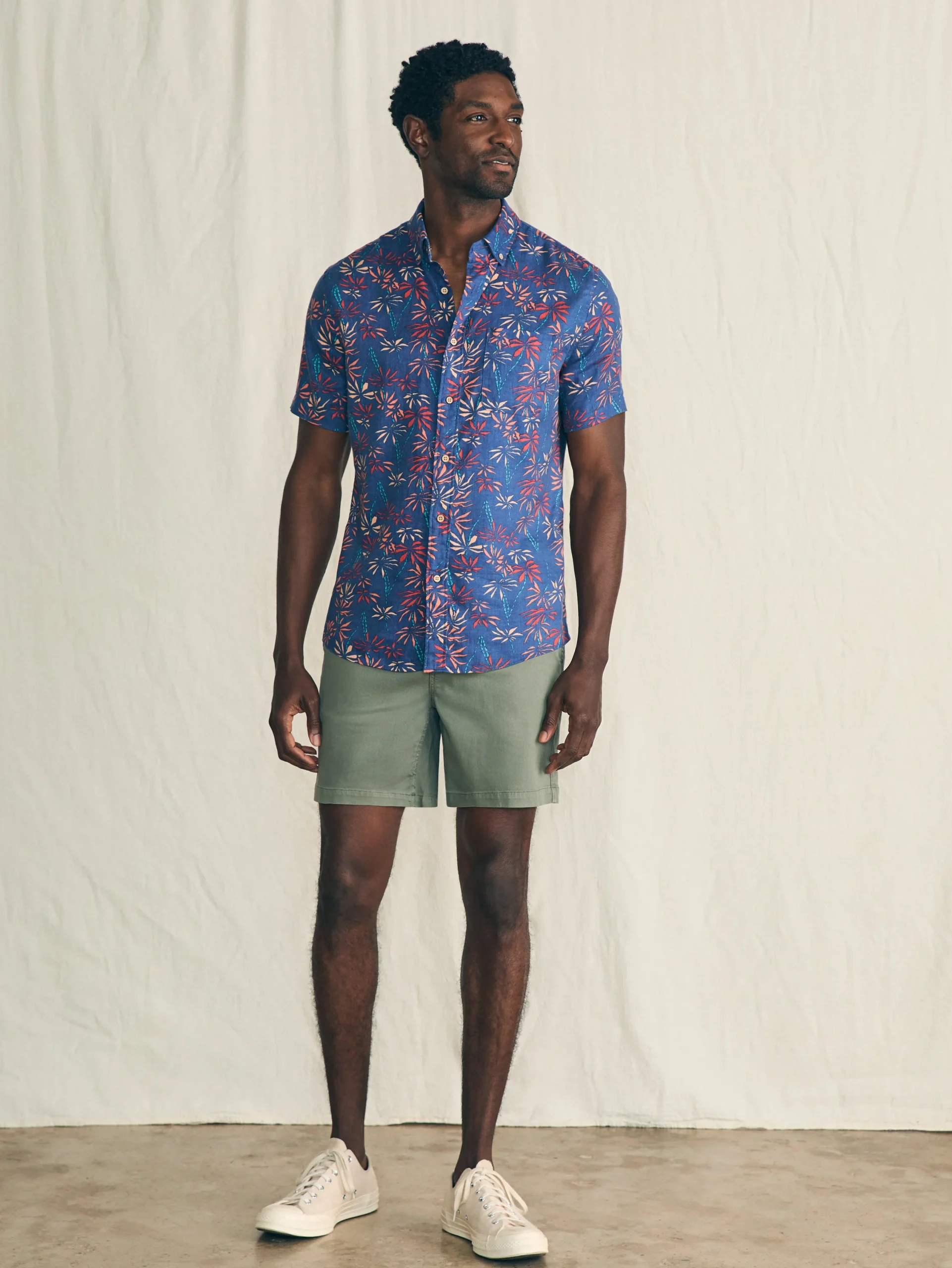 Faherty Brand Shirts*Short-Sleeve Breeze Shirt -