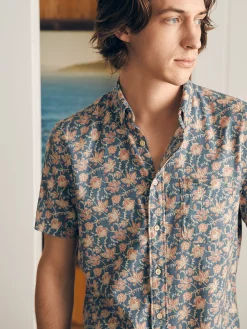 Faherty Brand Shirts*Short-Sleeve Breeze Shirt -
