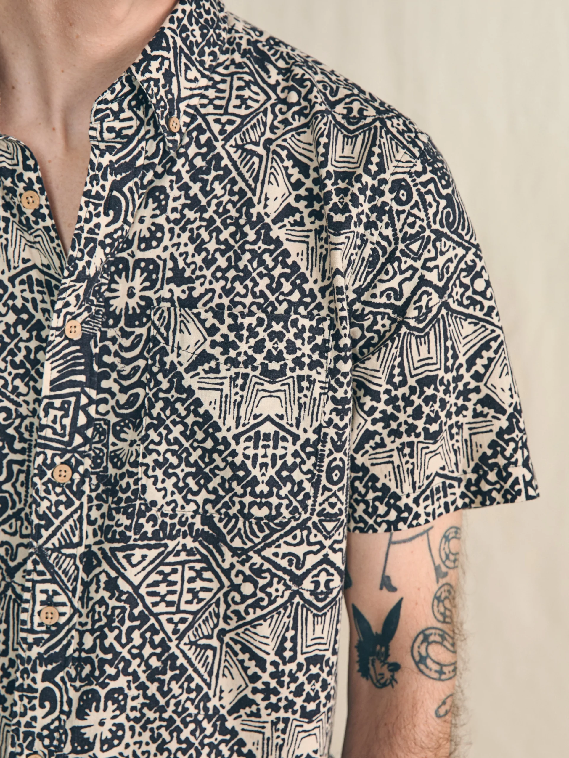 Faherty Brand Shirts*Short-Sleeve Breeze Shirt -