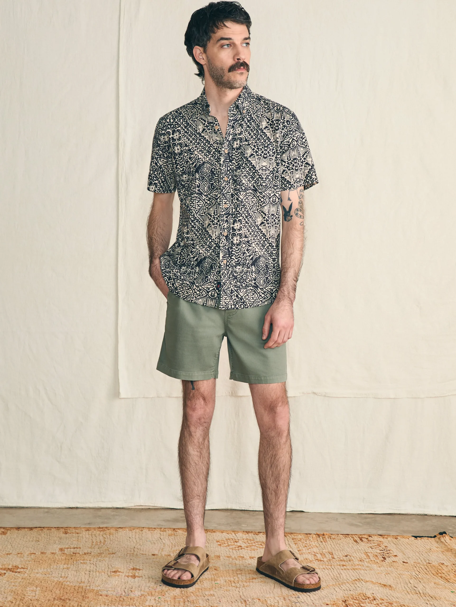 Faherty Brand Shirts*Short-Sleeve Breeze Shirt -