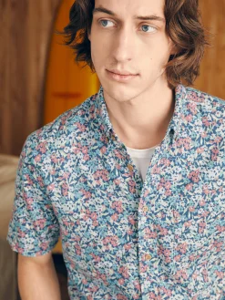 Faherty Brand Shirts*Short-Sleeve Breeze Shirt -