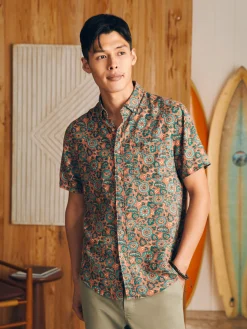 Faherty Brand Shirts*Short-Sleeve Breeze Shirt -