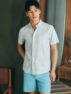 Faherty Brand Shirts*Short-Sleeve Breeze Shirt -