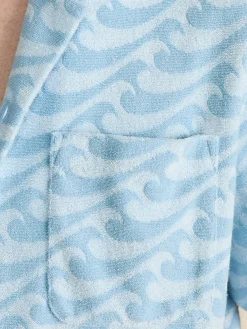 Faherty Brand Shirts*Short-Sleeve Cabana Towel Terry Shirt -