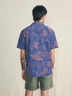 Faherty Brand Shirts*Short-Sleeve Cabana Towel Terry Shirt -
