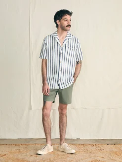 Faherty Brand Shirts*Short-Sleeve Cabana Towel Terry Shirt -
