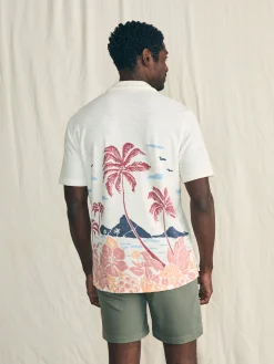 Faherty Brand Shirts*Short-Sleeve Cabana Towel Terry Shirt -