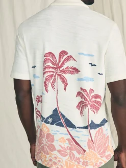 Faherty Brand Shirts*Short-Sleeve Cabana Towel Terry Shirt -