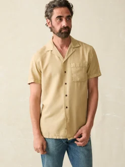 Faherty Brand Shirts*Short-Sleeve Getaway Camp Shirt -