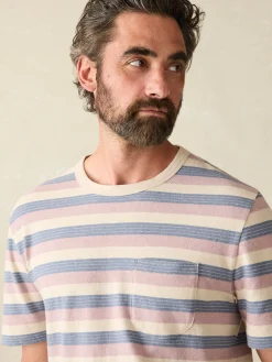 Faherty Brand T-Shirts & Henleys*Short-Sleeve Hemp Blend Tee -
