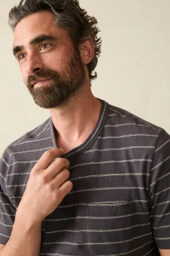 Faherty Brand T-Shirts & Henleys*Short-Sleeve Hemp Blend Tee -