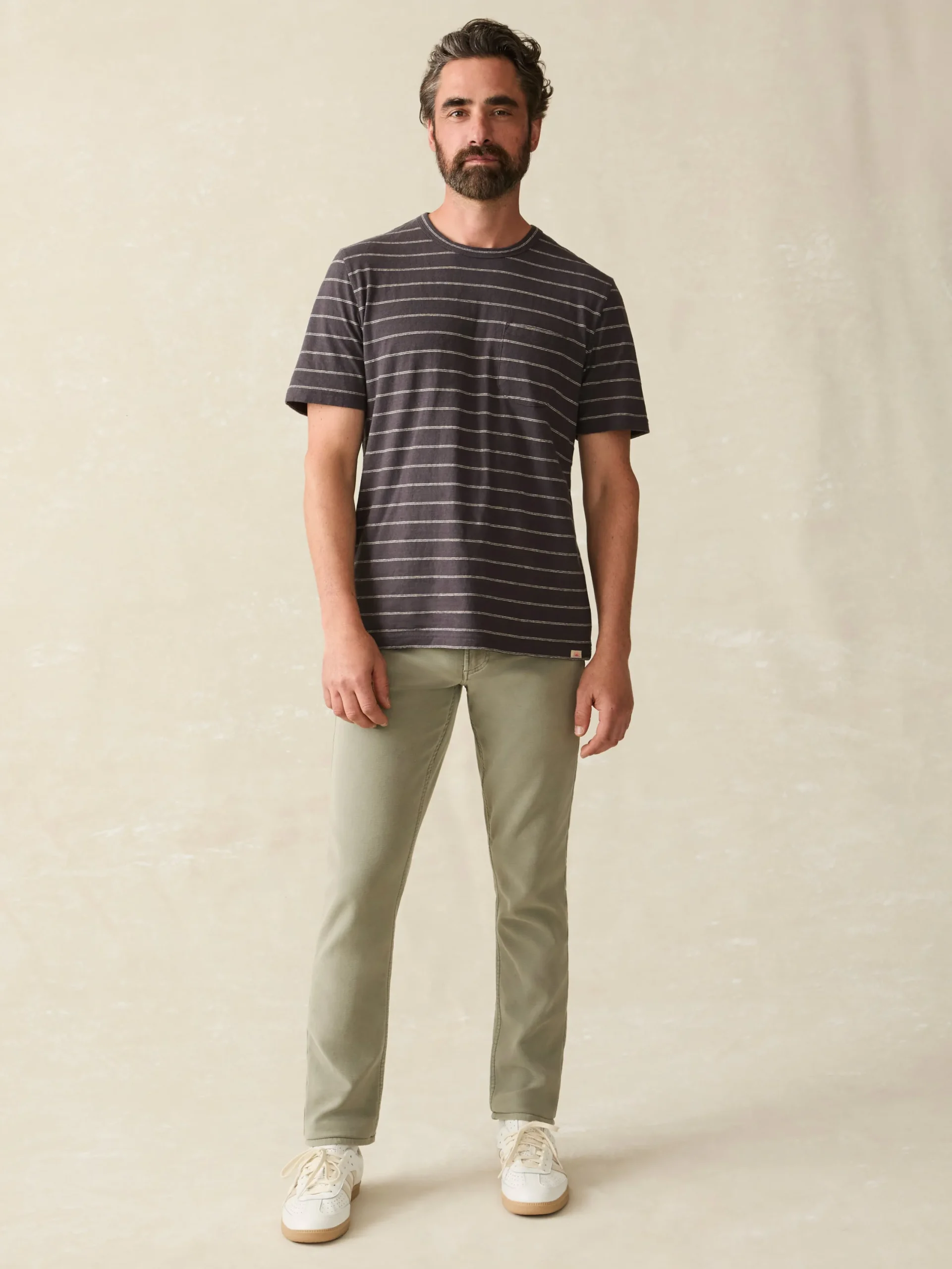 Faherty Brand T-Shirts & Henleys*Short-Sleeve Hemp Blend Tee -