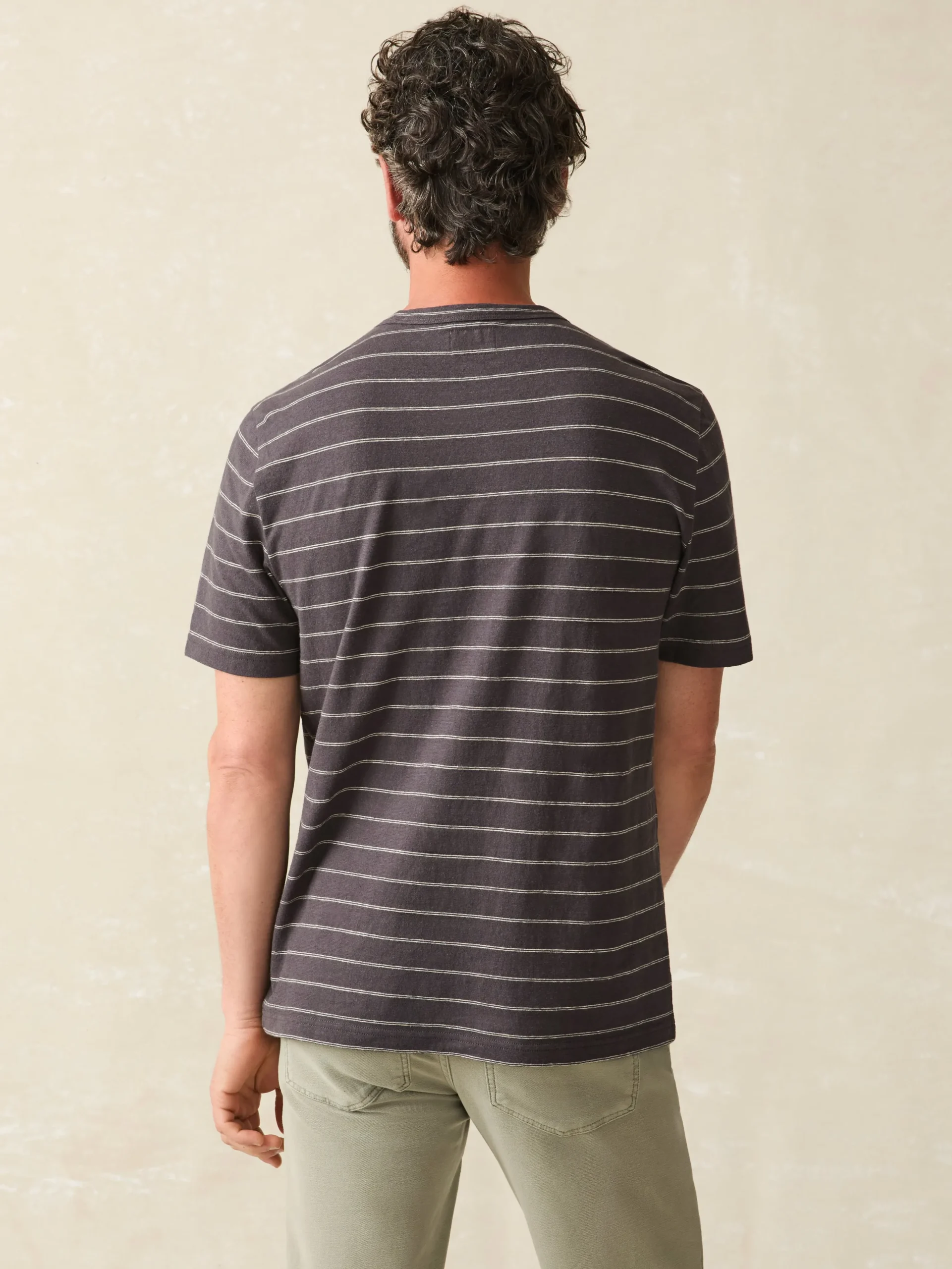 Faherty Brand T-Shirts & Henleys*Short-Sleeve Hemp Blend Tee -